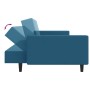 2-piece blue velvet sofa set by vidaXL, Sofas - Ref: Foro24-3216279, Price: 301,99 €, Discount: %