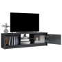 Mueble de TV de aglomerado gris brillante 120x30x35,5 cm de vidaXL, Muebles TV - Ref: Foro24-800575, Precio: 77,45 €, Descuen...