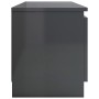 Mueble de TV de aglomerado gris brillante 120x30x35,5 cm de vidaXL, Muebles TV - Ref: Foro24-800575, Precio: 77,45 €, Descuen...