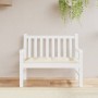 Garden bench cushion Oxford fabric cream white 110x50x7 cm by vidaXL, Cushions for chairs and sofas - Ref: Foro24-361813, Pri...