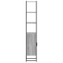 Sonoma gray engineered wood bathroom cabinet 33x33x185.5 cm by vidaXL, Dressing tables - Ref: Foro24-842474, Price: 87,31 €, ...