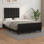 Estructura cama con cabecero cuero sintético negro 120x190 cm de vidaXL, Camas y somieres - Ref: Foro24-3270560, Precio: 176,...