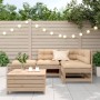 5-piece garden furniture set with solid pine wood cushions by vidaXL, Garden sets - Ref: Foro24-3250700, Price: 471,99 €, Dis...