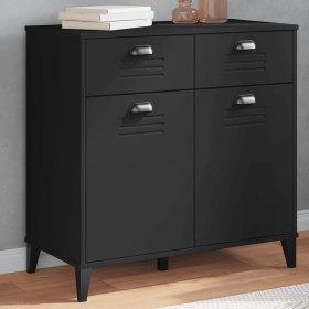 VIKEN black engineered wood sideboard 80x40x80 cm by vidaXL, Sideboards - Ref: Foro24-374936, Price: 145,37 €, Discount: %