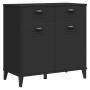 VIKEN black engineered wood sideboard 80x40x80 cm by vidaXL, Sideboards - Ref: Foro24-374936, Price: 145,25 €, Discount: %