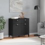 VIKEN black engineered wood sideboard 80x40x80 cm by vidaXL, Sideboards - Ref: Foro24-374936, Price: 145,25 €, Discount: %