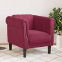 Red velvet armchair by vidaXL, Sofas - Ref: Foro24-372569, Price: 183,54 €, Discount: %