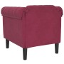 Red velvet armchair by vidaXL, Sofas - Ref: Foro24-372569, Price: 183,54 €, Discount: %