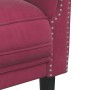 Red velvet armchair by vidaXL, Sofas - Ref: Foro24-372569, Price: 183,54 €, Discount: %