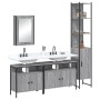 Set de muebles de baño 4 pzas madera contrachapada gris sonoma de vidaXL, Muebles de baño - Ref: Foro24-3214808, Precio: 244,...