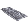 High back chair cushions 6 pcs gray plaid Oxford fabric by vidaXL, Cushions for chairs and sofas - Ref: Foro24-377646, Price:...