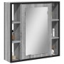 Sonoma gray wood bathroom mirror cabinet 60x16x60 cm by vidaXL, Dressing tables - Ref: Foro24-842429, Price: 77,91 €, Discoun...