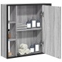 Armario con espejo de baño madera gris Sonoma 60x16x60 cm de vidaXL, Tocadores - Ref: Foro24-842429, Precio: 77,91 €, Descuen...