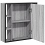 Armario con espejo de baño madera gris Sonoma 60x16x60 cm de vidaXL, Tocadores - Ref: Foro24-842429, Precio: 77,91 €, Descuen...