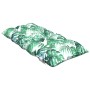 Low back chair cushions 4 pcs leaf print fabric by vidaXL, Cushions for chairs and sofas - Ref: Foro24-377708, Price: 61,29 €...