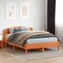 Wax brown solid pine wood bed headboard 160 cm by vidaXL, Headboards and footboards - Ref: Foro24-842497, Price: 51,99 €, Dis...