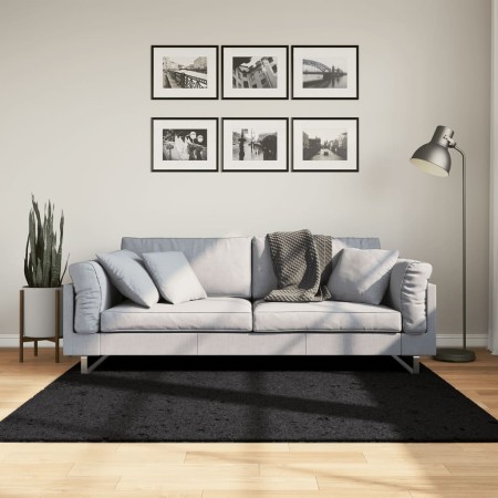 OVIEDO black short pile rug 160x160 cm by vidaXL, Rugs - Ref: Foro24-375558, Price: 62,64 €, Discount: %