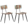 Dining chairs 2 units recycled solid wood by vidaXL, dining chairs - Ref: Foro24-287901, Price: 200,55 €, Discount: %