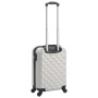 Maleta con ruedas trolley rígida plateada brillante ABS de vidaXL, Maletas - Ref: Foro24-91892, Precio: 63,99 €, Descuento: %