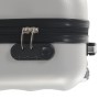 ABS shiny silver rigid trolley suitcase with wheels by vidaXL, Suitcases - Ref: Foro24-91892, Price: 63,45 €, Discount: %