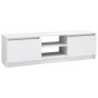 TV stand made of glossy white chipboard 120x30x35.5 cm by vidaXL, TV Furniture - Ref: Foro24-800573, Price: 92,21 €, Discount: %