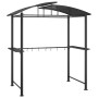 Seitenregal für Grillpavillon, anthrazitfarbener Stahl, 210 x 114 x 230 cm von vidaXL, Zelte und Pavillons - Ref: Foro24-3601...