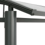 Barbecue gazebo side shelf anthracite steel 210x114x230 cm by vidaXL, Tents and gazebos - Ref: Foro24-360139, Price: 421,89 €...