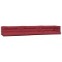 Cojines para palés 7 piezas tela rojo tinto de vidaXL, Cojines para sillas y sofás - Ref: Foro24-3200556, Precio: 148,99 €, D...