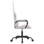 Silla gaming cuero sintético blanco y rosa de vidaXL, Sillones para videojuegos - Ref: Foro24-3143795, Precio: 117,78 €, Desc...