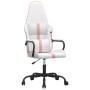 Silla gaming cuero sintético blanco y rosa de vidaXL, Sillones para videojuegos - Ref: Foro24-3143795, Precio: 117,78 €, Desc...