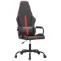 Black and red synthetic leather gaming chair by vidaXL, Gaming chairs - Ref: Foro24-3143788, Price: 112,99 €, Discount: %