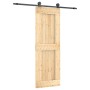 Sliding door with solid pine wood fittings 70x210 cm by vidaXL, Doors - Ref: Foro24-3203050, Price: 186,52 €, Discount: %