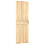 Puerta corredera con herrajes madera maciza de pino 70x210 cm de vidaXL, Puertas - Ref: Foro24-3203050, Precio: 186,52 €, Des...