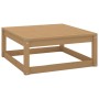 Set de muebles de jardín 13 pzs cojines madera pino marrón miel de vidaXL, Conjuntos de jardín - Ref: Foro24-3077012, Precio:...