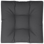 Cojín para palets tela negro 80x80x12 cm de vidaXL, Cojines para sillas y sofás - Ref: Foro24-47489, Precio: 36,99 €, Descuen...