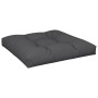 Cojín para palets tela negro 80x80x12 cm de vidaXL, Cojines para sillas y sofás - Ref: Foro24-47489, Precio: 36,99 €, Descuen...