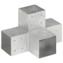 Post connectors in X 4 pcs galvanized metal 101x101 mm by vidaXL, fence posts - Ref: Foro24-145484, Price: 84,80 €, Discount: %