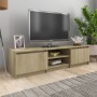 Mueble TV madera contrachapada color roble Sonoma 140x40x35,5cm de vidaXL, Muebles TV - Ref: Foro24-800651, Precio: 87,53 €, ...