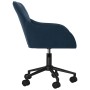 Blue velvet swivel office chair by vidaXL, Office chairs - Ref: Foro24-344866, Price: 88,99 €, Discount: %