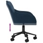 Blue velvet swivel office chair by vidaXL, Office chairs - Ref: Foro24-344866, Price: 88,99 €, Discount: %