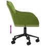 Silla de oficina giratoria de terciopelo verde claro de vidaXL, Sillas de oficina - Ref: Foro24-344870, Precio: 96,74 €, Desc...