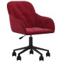 Red Velvet Swivel Office Chair by vidaXL, Office chairs - Ref: Foro24-344872, Price: 88,99 €, Discount: %