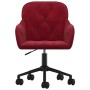 Red Velvet Swivel Office Chair by vidaXL, Office chairs - Ref: Foro24-344872, Price: 88,99 €, Discount: %