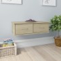 Oak plywood wall drawer shelf 60x26x18.5cm by vidaXL, Shelves and shelves - Ref: Foro24-800588, Price: 38,97 €, Discount: %