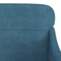 Sillón de terciopelo azul 63x76x80 cm de vidaXL, Sillones - Ref: Foro24-351444, Precio: 89,29 €, Descuento: %