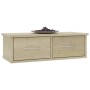 Oak plywood wall drawer shelf 60x26x18.5cm by vidaXL, Shelves and shelves - Ref: Foro24-800588, Price: 38,97 €, Discount: %