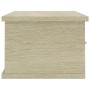 Oak plywood wall drawer shelf 60x26x18.5cm by vidaXL, Shelves and shelves - Ref: Foro24-800588, Price: 38,97 €, Discount: %