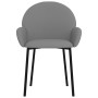 Sillas de comedor 2 unidades cuero sintético gris de vidaXL, Sillas de comedor - Ref: Foro24-344757, Precio: 107,04 €, Descue...