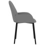 Sillas de comedor 2 unidades cuero sintético gris de vidaXL, Sillas de comedor - Ref: Foro24-344757, Precio: 107,04 €, Descue...