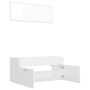 Juego de muebles de baño 2 pzas madera contrachapada blanco de vidaXL, Muebles de baño - Ref: Foro24-804809, Precio: 69,18 €,...